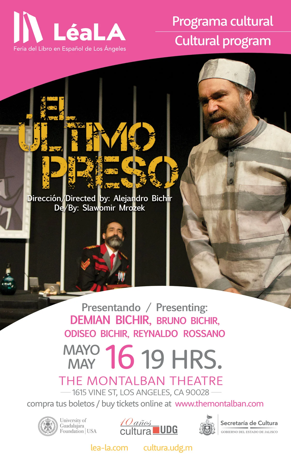 DOS OBRAS QUE SE PRESENTARAN COMO PARTE DE LéaLA 'JAZZ PALABRA' / 'BESTIARIO Y EL "ULTIMO PRESO"