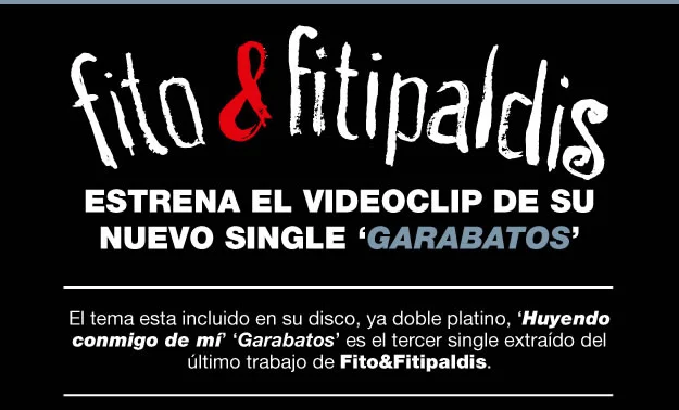 Descubre el nuevo vídeo de Fito & Fitipaldis "Garabatos"