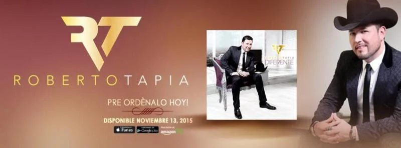 ROBERTO TAPIA LANZA SU NUEVO SENCILLO "SOY DIFERENTE" DISPONIBLE COMO INSTAN-GRAT CON LA PREVENTA DE SU NUEVO ÁLBUM 'DIFERENTE'