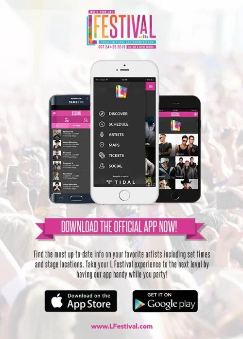 Descarga El Nuevo L Festival App!