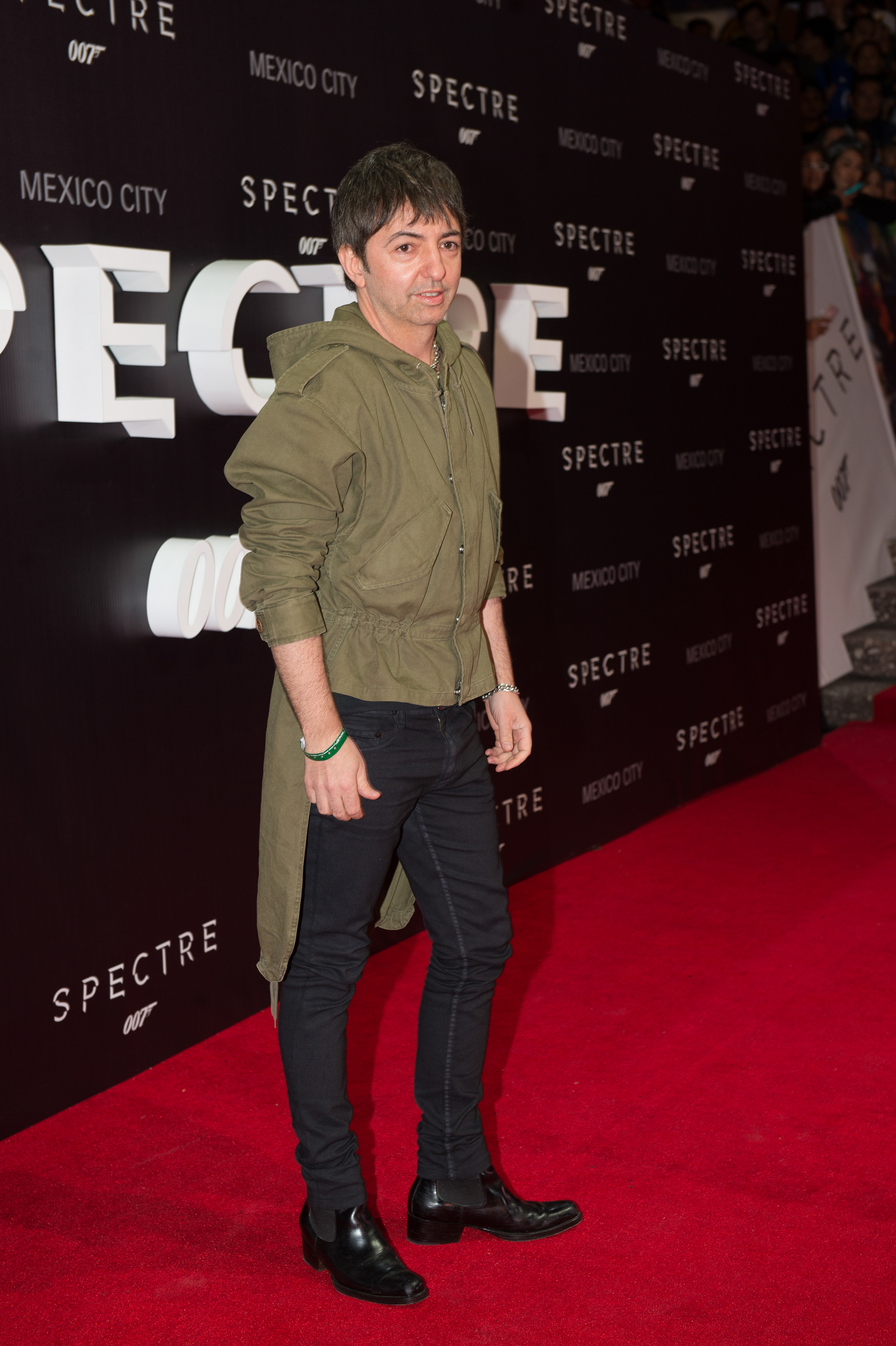 November 2, 2015 - Mexico City, Mexico: Argentinian Rock singer from the band "Babasonicos" Adrián Dárgelos attends the Premiere of the Americas for SPECTRE at Auditorio Nacional.