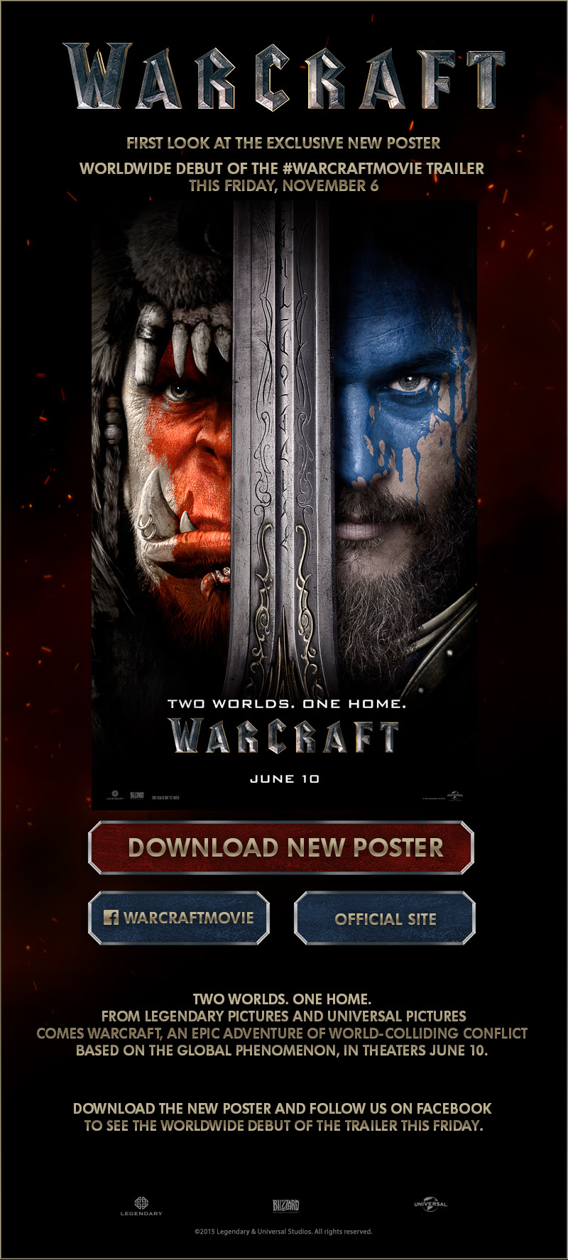 War is coming. See the exclusive trailer debut this Friday. In the meantime, check out this :15 teaser of #WarcraftMovie