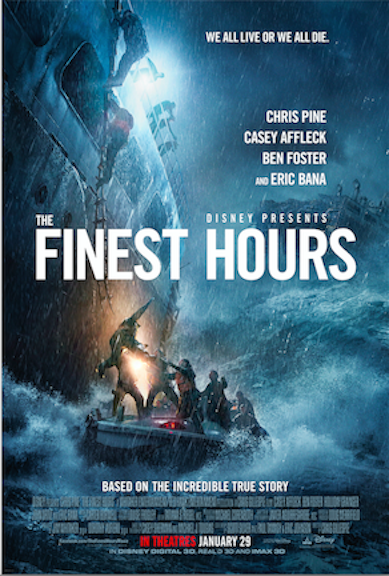 NEW POSTER for Disney's "THE FINEST HOURS" in theaters January 29, 2016