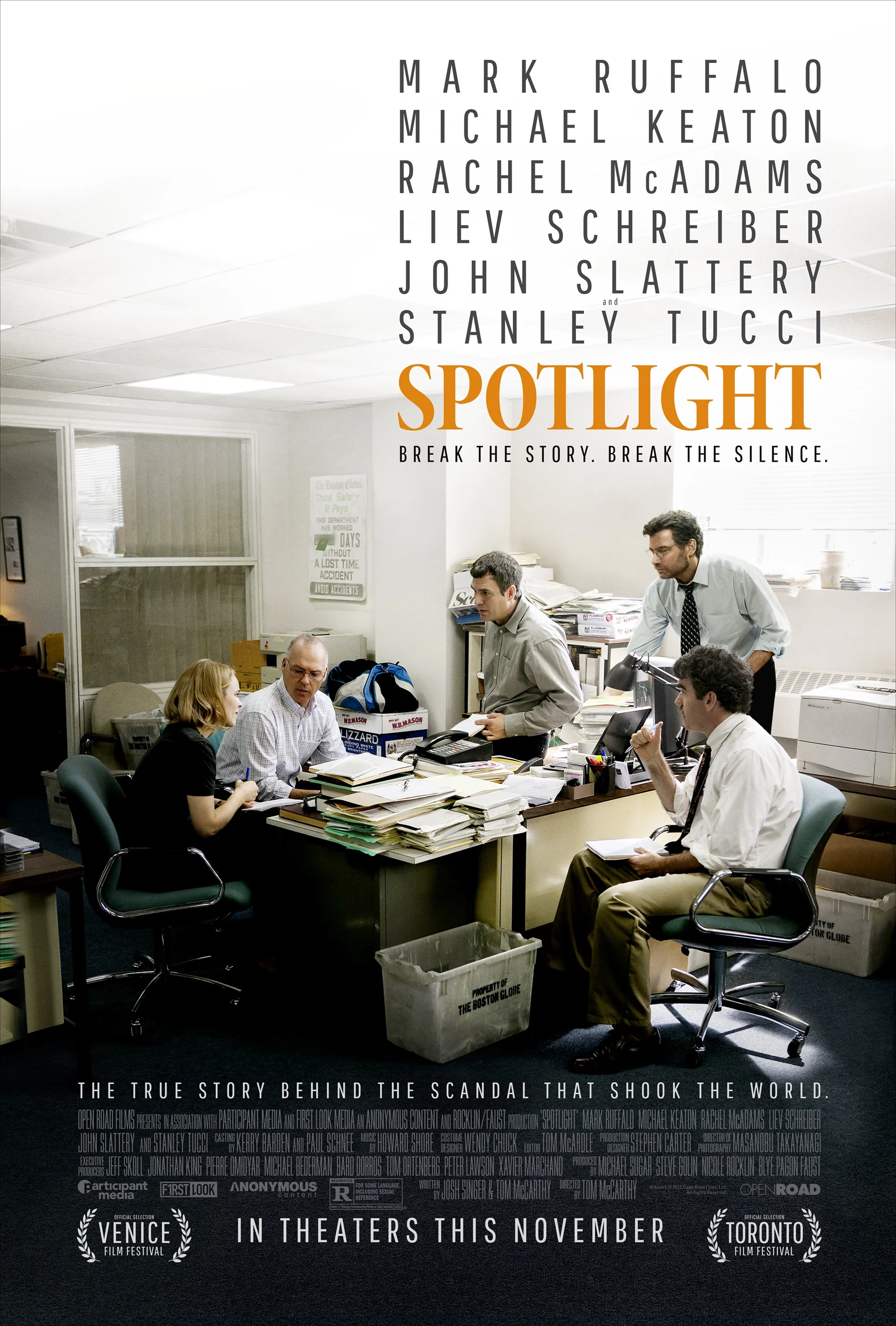 SPOTLIGHT in theaters November 20, 2015