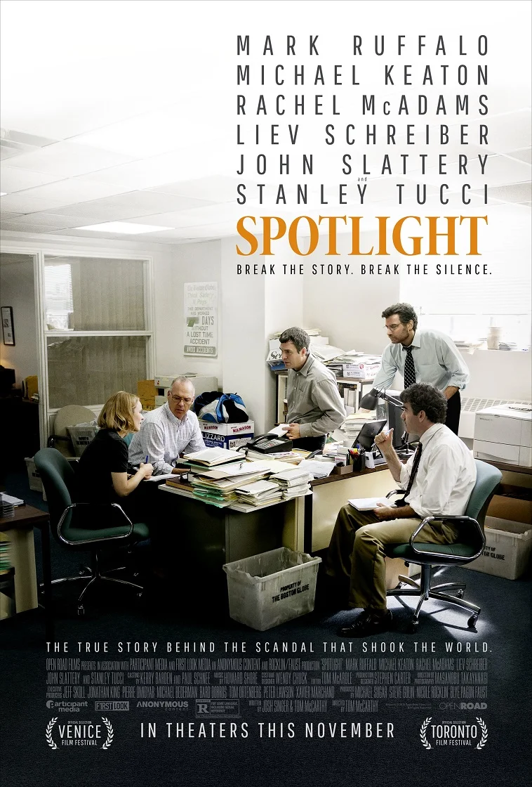 SPOTLIGHT in select theaters EVERYWHERE November 20, 2015
