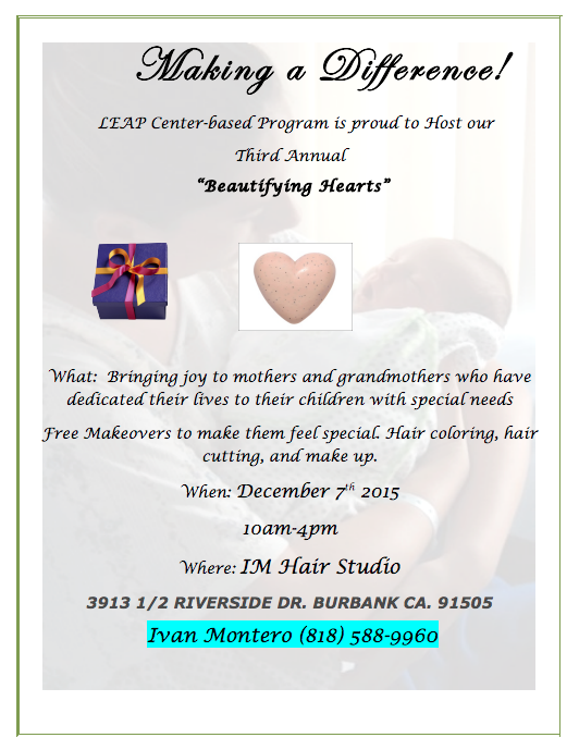 IVAN MONTERO El estilista de las estrellas te invita al evento “Beautifying Hearts”