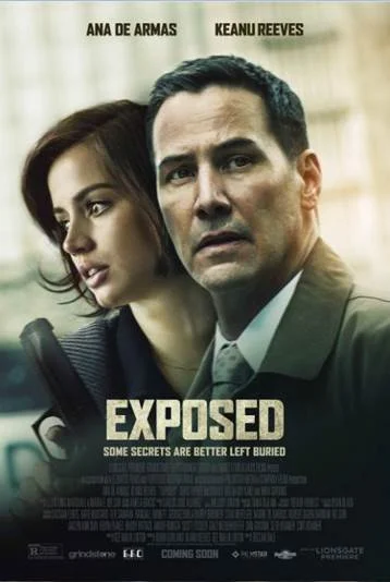 "EXPOSED"  in theaters January 22 starring Ana de Armas and Keanu Reeves.