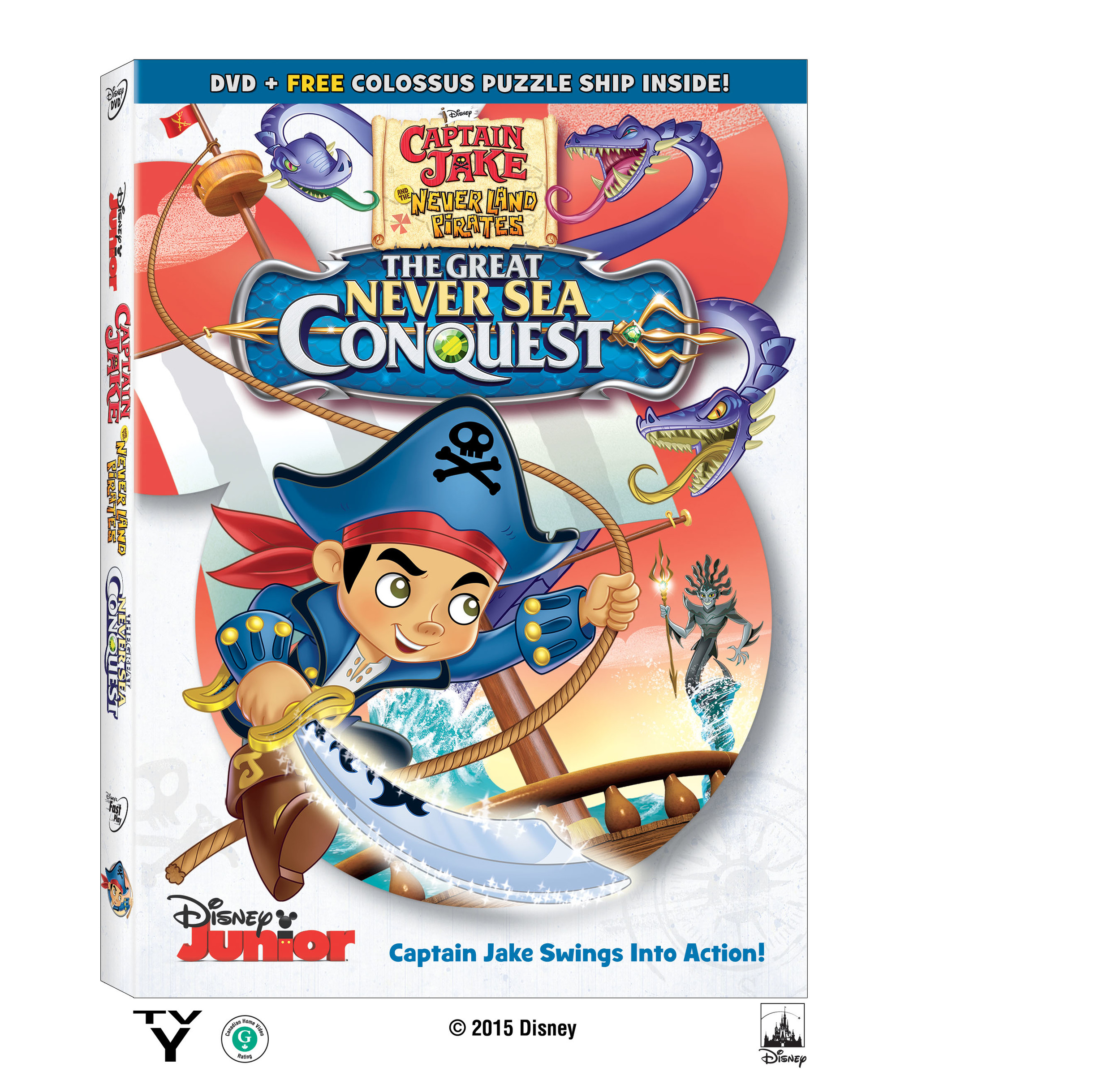 CAPTAIN JAKE AND THE NEVER LAND PIRATES DVD