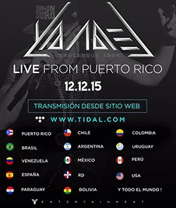 Mira a YANDEL en vivo gratis por TIDAL