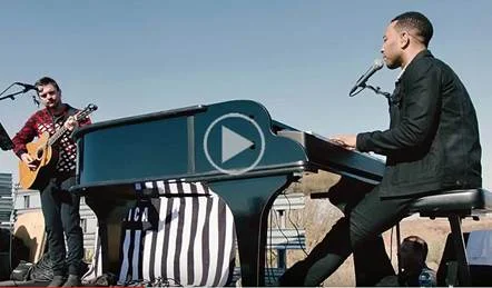 John Legend & Juanes Call For Immigrant Detention Overhaul - WATCH VIDEO of 'REDEMPTION SONG' Outside Eloy Detention Center‏