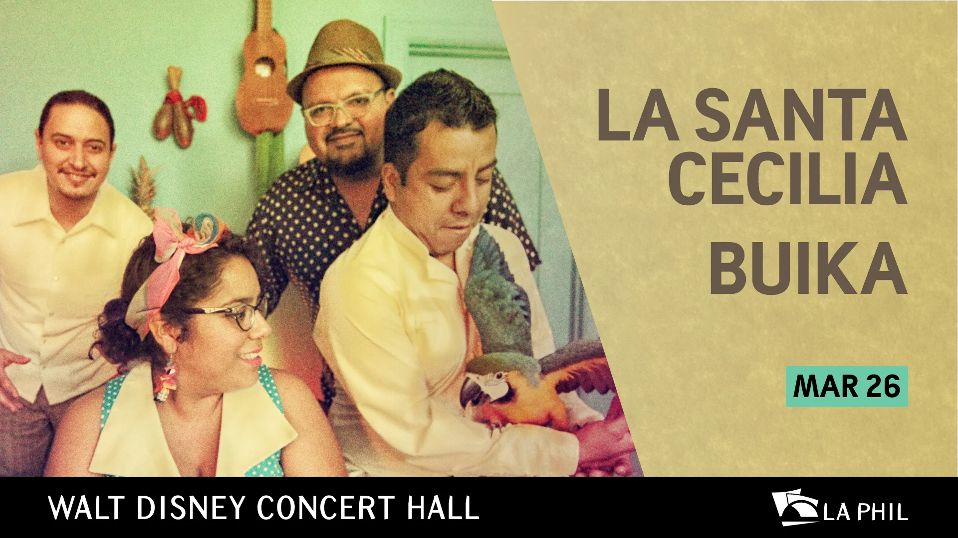La Santa Cecilia y Buika en The Walt Disney Concert Hall