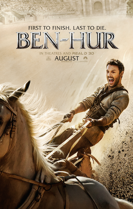 BEN-HUR, previously scheduled for August 12, 2016 (wide), is now August 19, 2016 (wide).