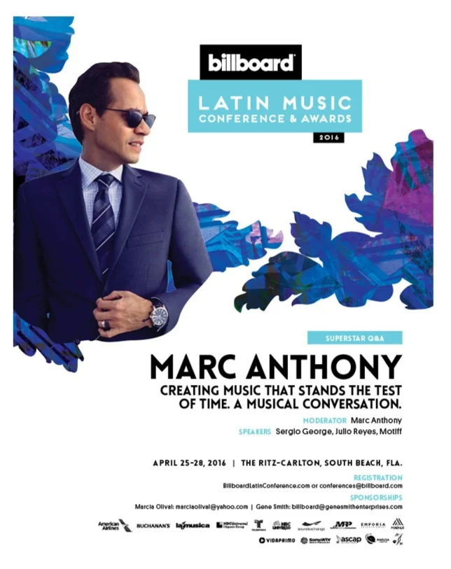  Sergio George, Julio Reyes and Motiff Join Marc Anthony Panel