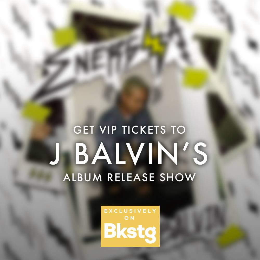VIP TICKETS TO JBALVIN'S ALBUM RELEASE SHOW