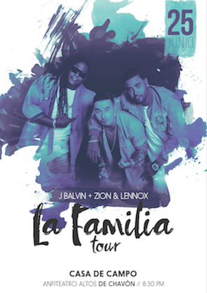 ZION Y LENNOX en concierto junto a J Balvin este 25 de Junio en República Dominicana
