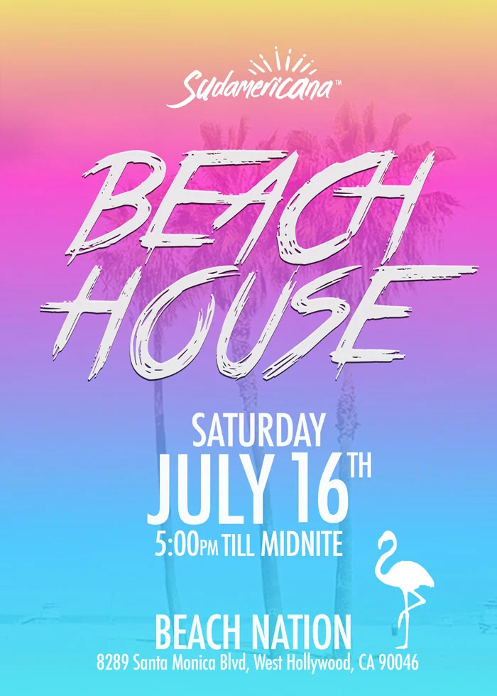Save the date! Sudamericana presents BEACH HOUSE in Los Angeles 7.16.16!