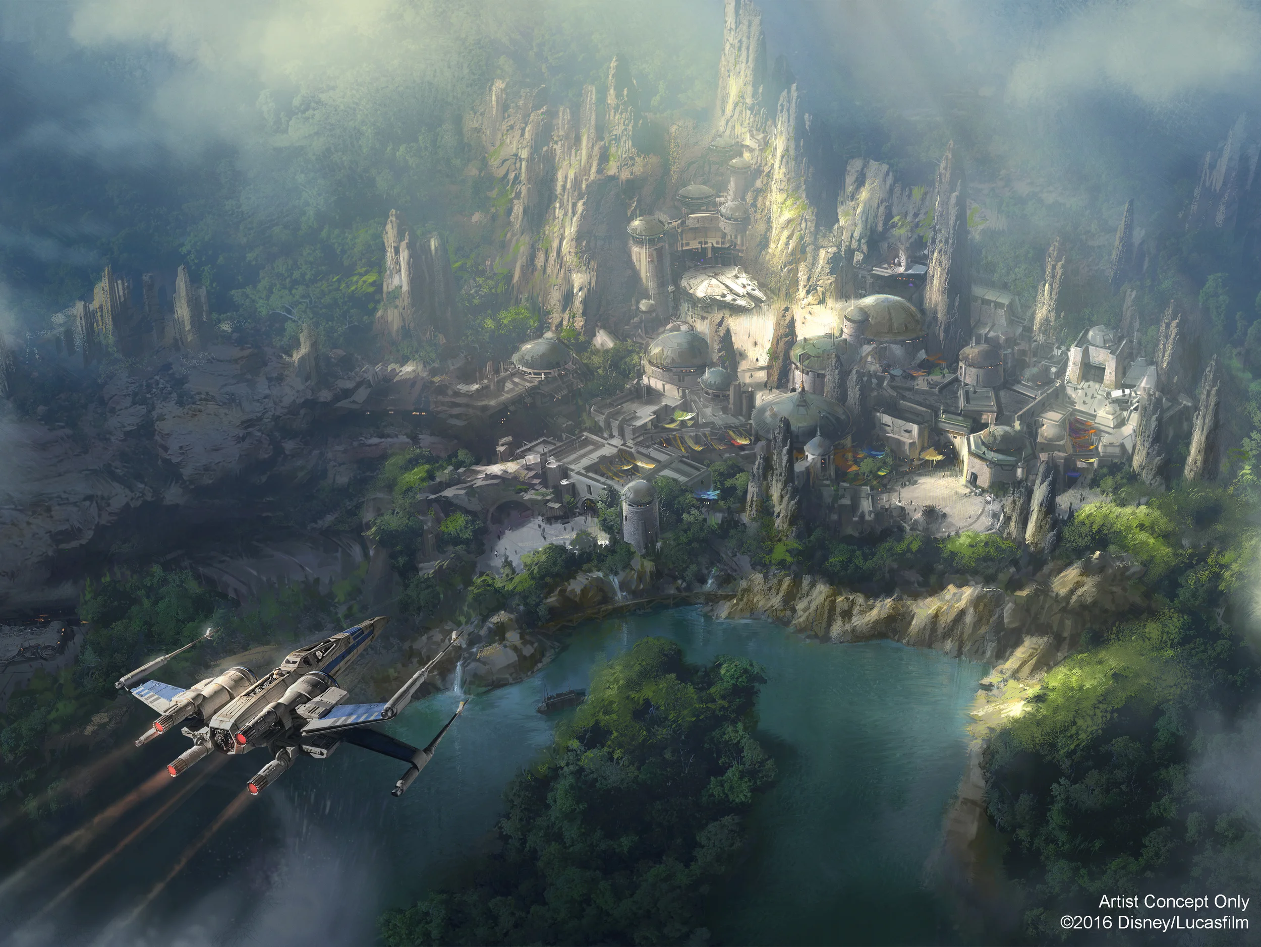 Un nuevo vistazo al área temática de Star Wars del Disneyland Park...