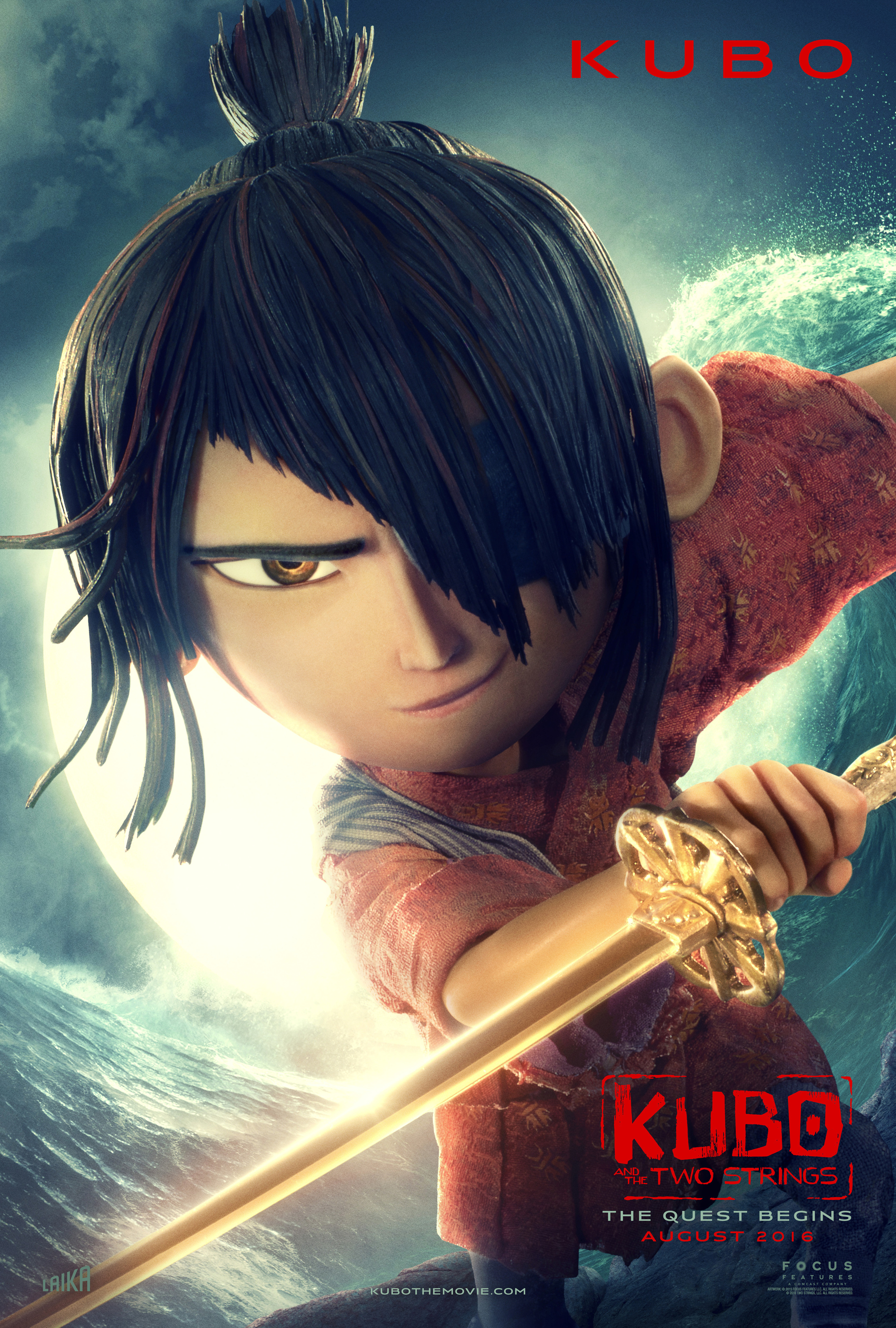 KUBO AND THE TWO STRINGS in theaters August 19, 2016