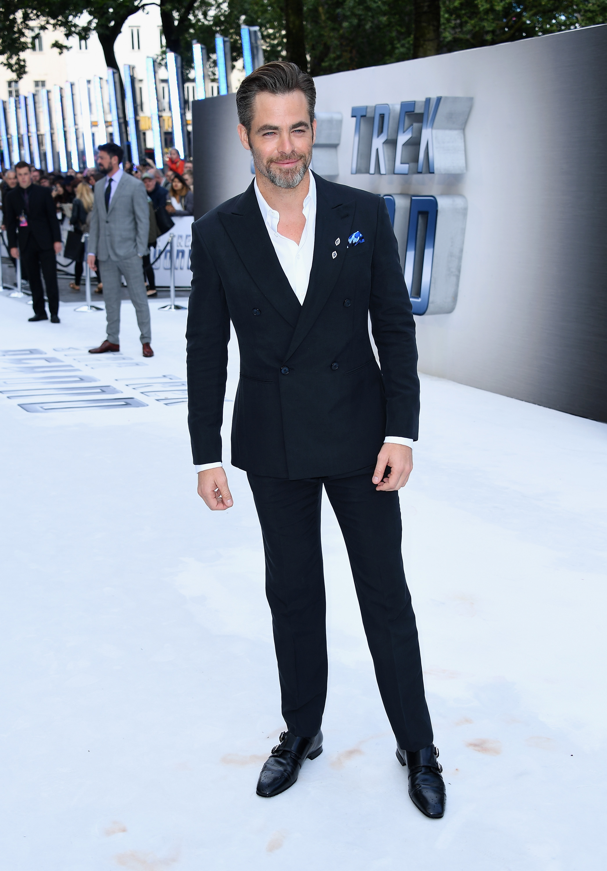  LONDON, ENGLAND - JULY 12: Chris Pine attends the UK Premiere of Paramount Pictures "Star Trek Beyond" at the Empire Leicester Square on July 12, 2016 in London, England. (Photo by Gareth Cattermole/Getty Images for Paramount Pictures) *** Local Cap