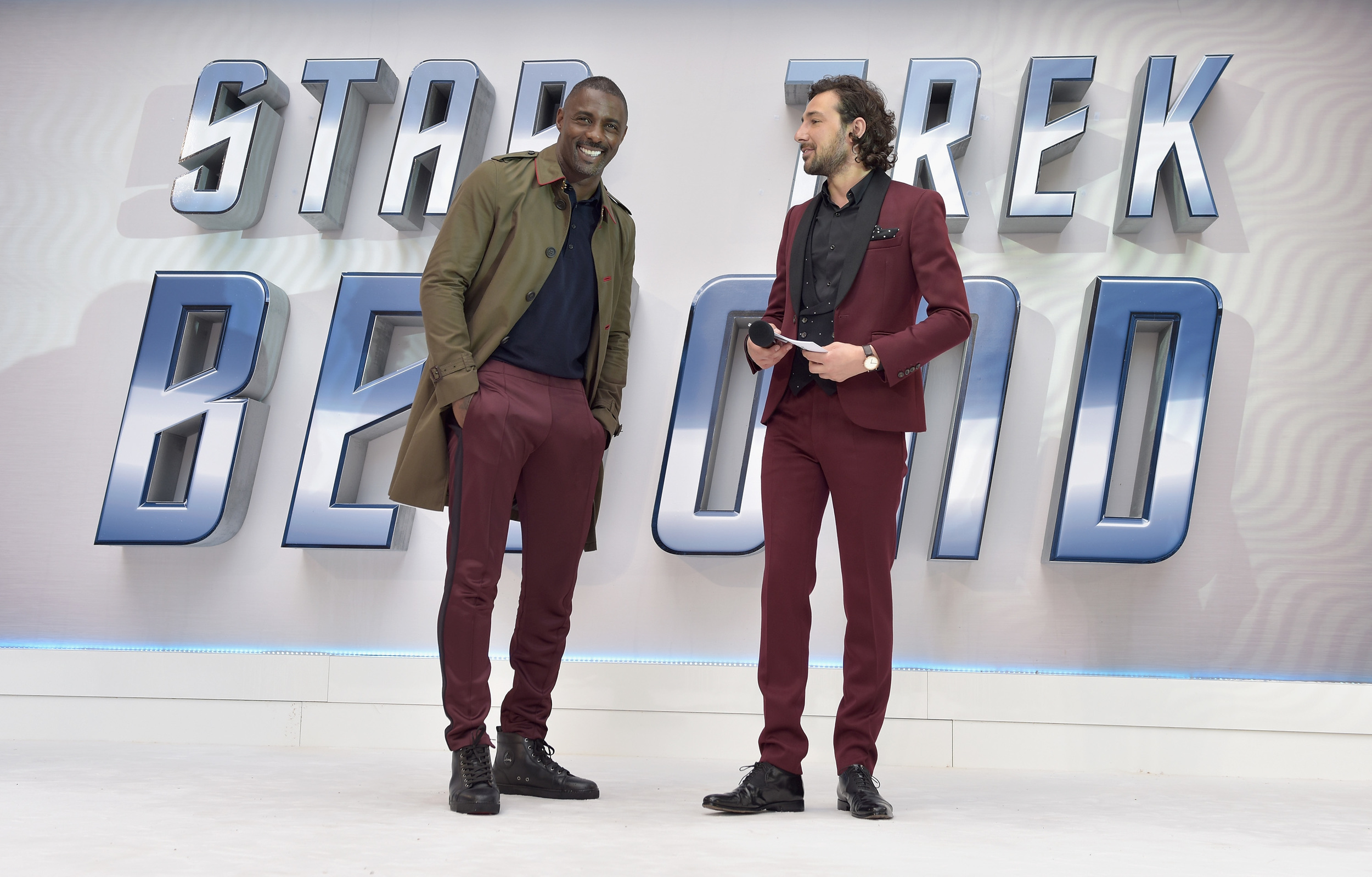  LONDON, ENGLAND - JULY 12:  Idris Elba and host Alex Zane attends the UK Premiere of Paramount Pictures "Star Trek Beyond" at the Empire Leicester Square on July 12, 2016 in London, England.  (Photo by Gareth Cattermole/Getty Images for Paramount Pi