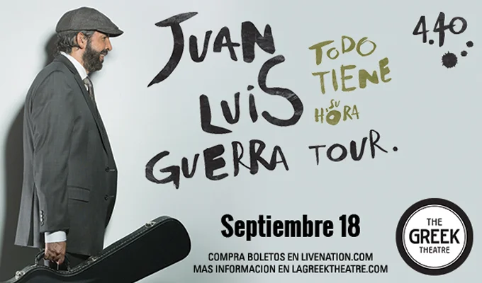 Juan Luis Guerra en el Greek Theater Septiembre 18, 2016