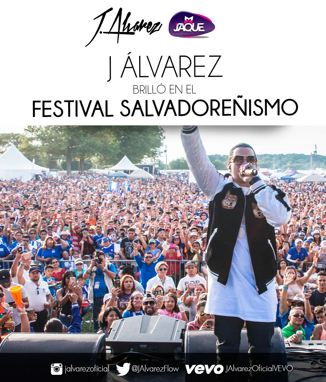 J ALVAREZ BRILLO EN EL FESTIVAL SALVADOREÑISMO