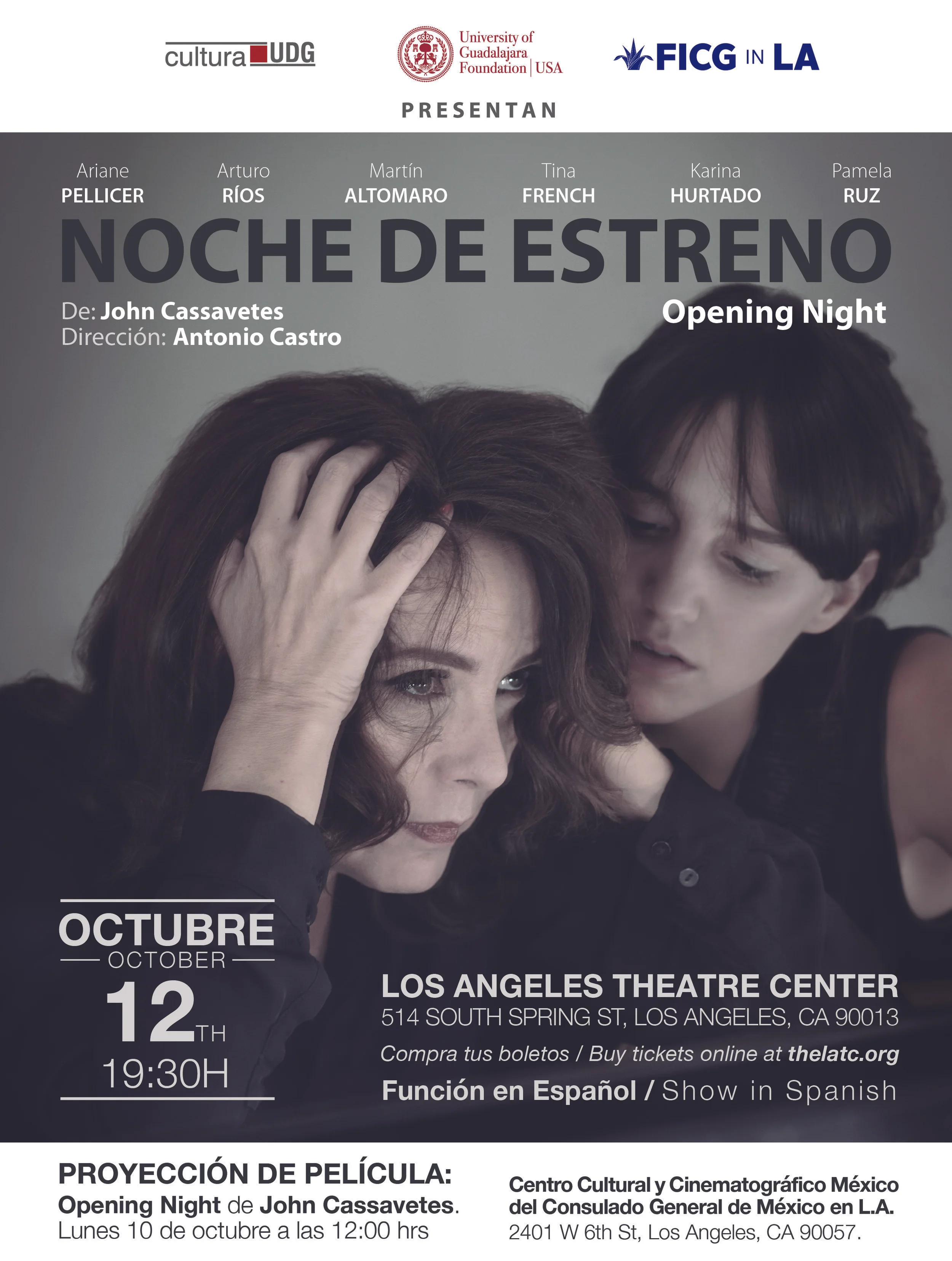 Noche de estreno llega a Los Angeles en el marco del Festival internacional de cine de Guadalajara