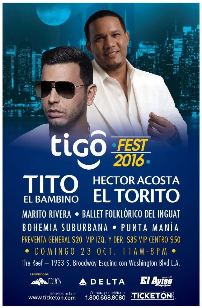 TIGO FEST 2016 -LOS ANGELES