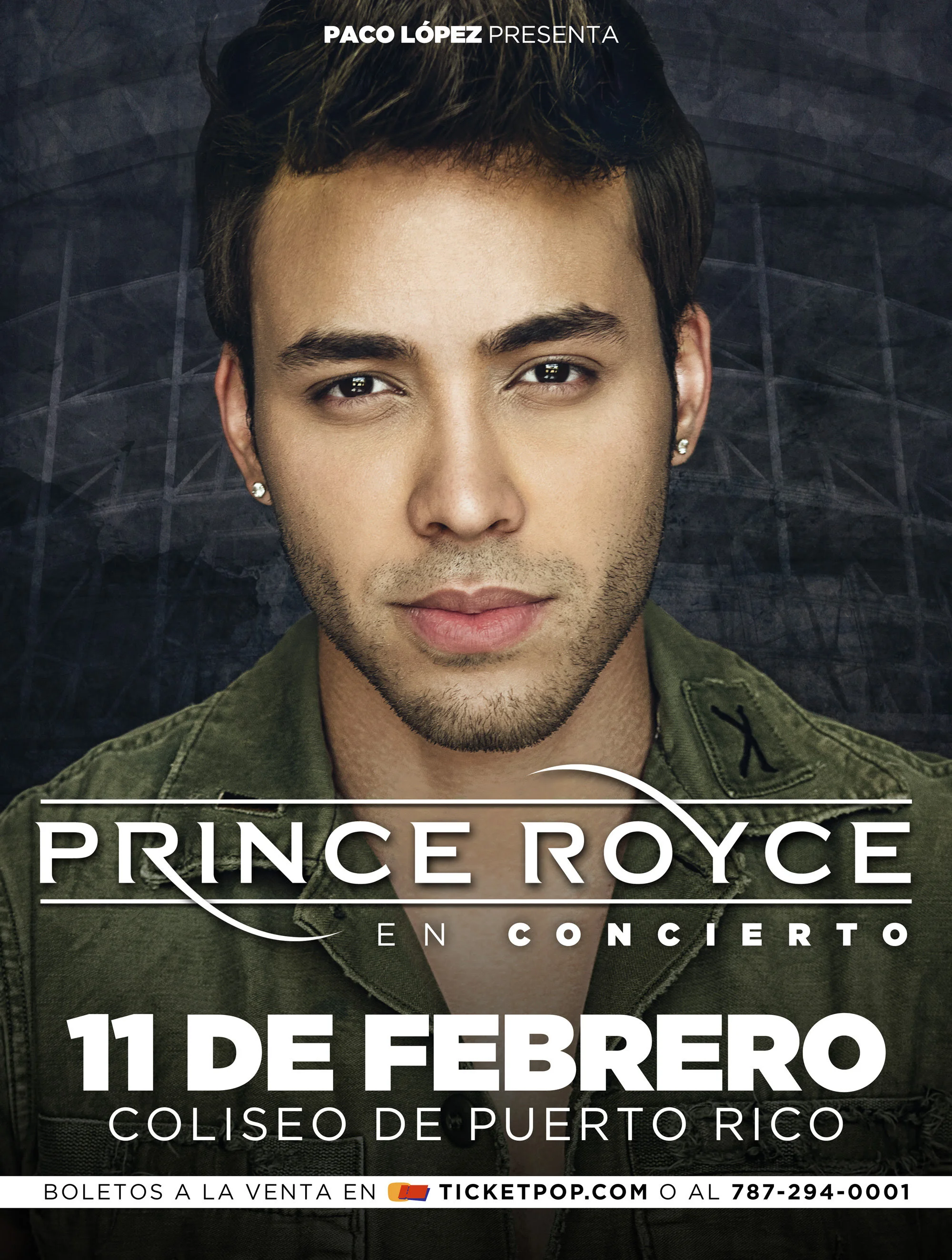 PRINCE ROYCE REGRESA AL COLISEO DE PUERTO RICO EL SÁBADO, 11 DE FEBRERO, 2017