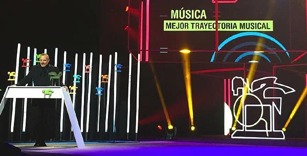 Miguel Bosé Recibió el Premio Ondas a la Trayectoria Musical