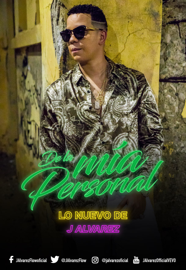 (Miami, Florida 2 de febrero del 2018) Después de haber presentado recientemente el Remix de “Esa Boquita” Featuring Zion & Lennox, J.Álvarez presenta su nuevo sencillo “DE LA MÍA PERSONAL”, un tema de su autoría producido por “Montana The Producer” que contiene los sonidos urbanos que siempre han caracterizado al DUEÑO DEL SISTEMA. “DE LA MÍA PERSONAL” es un concepto que hace parte de la cotidianidad dominicana cuando se trata de los amigos, los incondicionales, los que siempre están allí para apoyar, ayudar y lo que haga falta. Con esta cancion, J.Álvarez quiere llevar un poco de esta cultura a toda la comunidad de habla hispana en el mundo. El concepto "DE LA MÍA PERSONAL" se usa mucho acá en la Republica Dominicana, pensé en mi mamá , mi papá , mis hermanos, toda mi crianza giró en torno a esta cultura, por eso quiero que lo conozcan todos mis seguidores en Centro y Sur América…” afirmó J.Álvarez. El vídeo oficial se desarrolla en relación a lo que significa “DE LA MÍA PERSONAL”, relata una historia de amor de dos niños que fueron amigos durante la infancia, que se separan por circunstancias de la vida y que mucho tiempo después el destino los vuelve a unir para siempre, el rodaje se llevó a cabo en República Dominicana a cargo de la productora RSK fama Films bajo la dirección de Rigoberto Genao. J.Álvarez sigue preparando nuevas sorpresas y espera que todos sus seguidores bailen este nuevo sencillo.