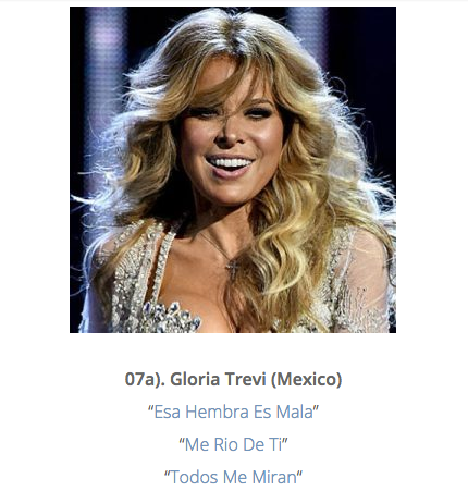 Gloria Trevi nominada al Paseo De La Fama De Los Compositores Latinos 2018