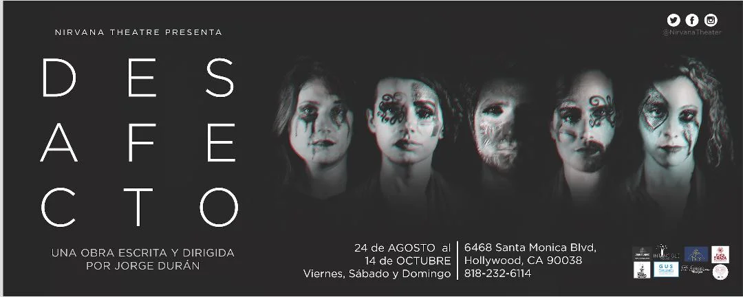 Teatro Nirvana de Hollywood presenta DESAFECTO