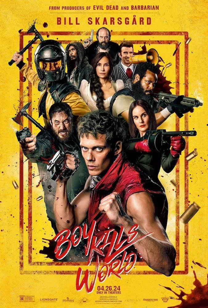 BOY KILLS WORLD se estrenará solo en cines el 26 de abril de 2024