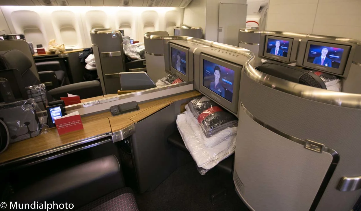 First Class seating on AA's 777-300