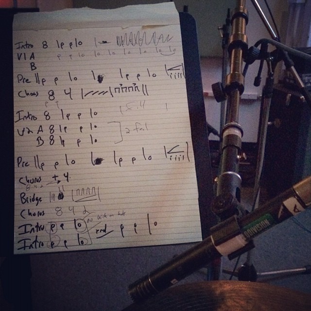 Chart for session today-#whateverworks #vicfirth #newmusic #somerville #americana