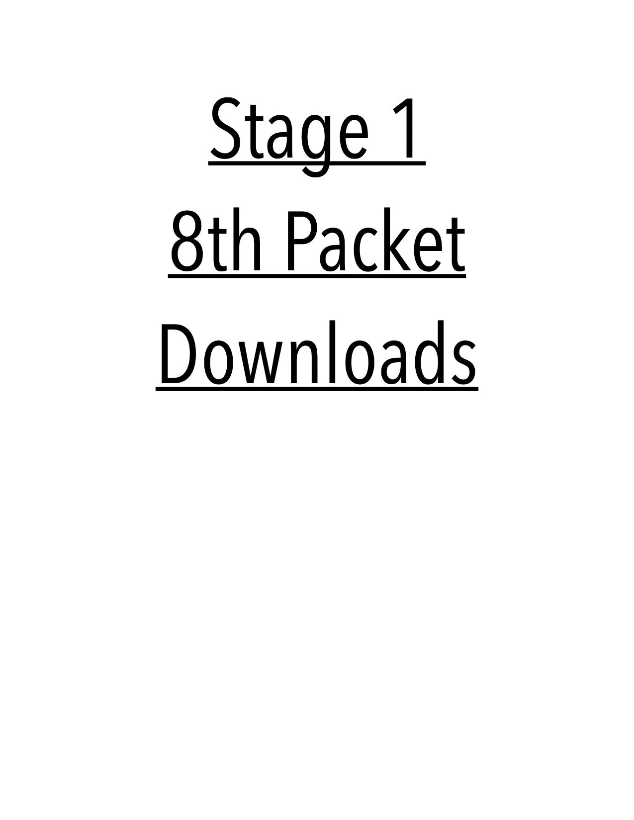 8th Note Packet