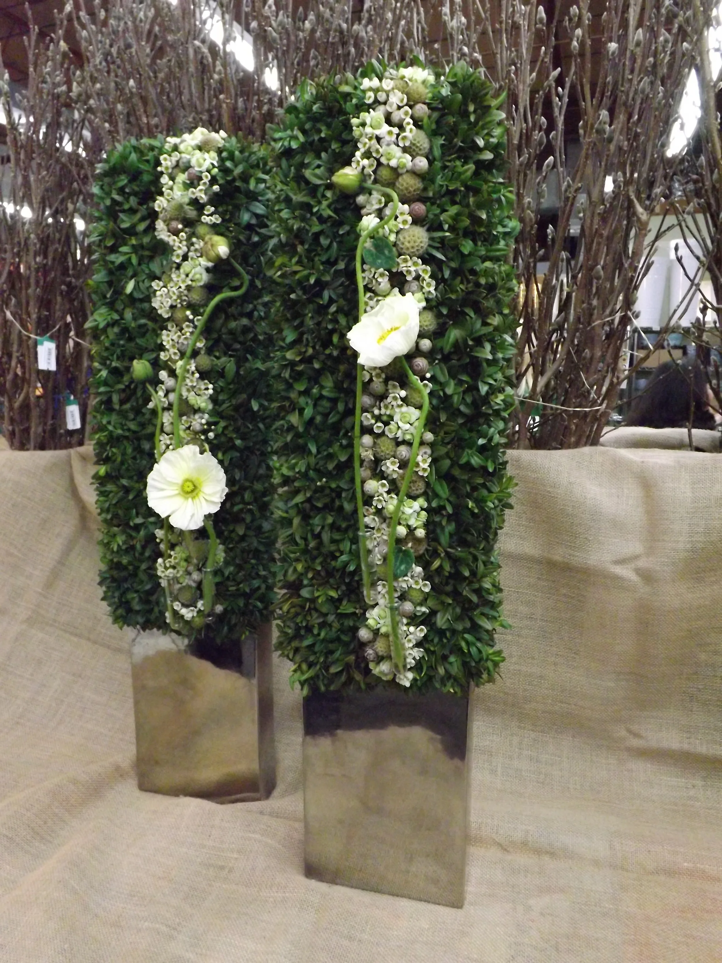 More of an art piece design. I love the texture and lines. I can't imagine spending that amount of time, unless it was made with permanent botanicals though.