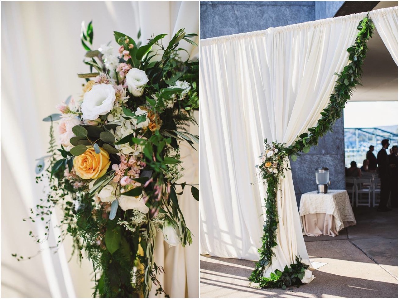 Entrance Garland with Floral Accent