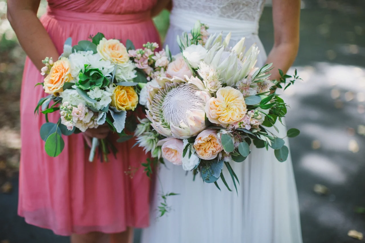 Peach, Pink and Mint Green