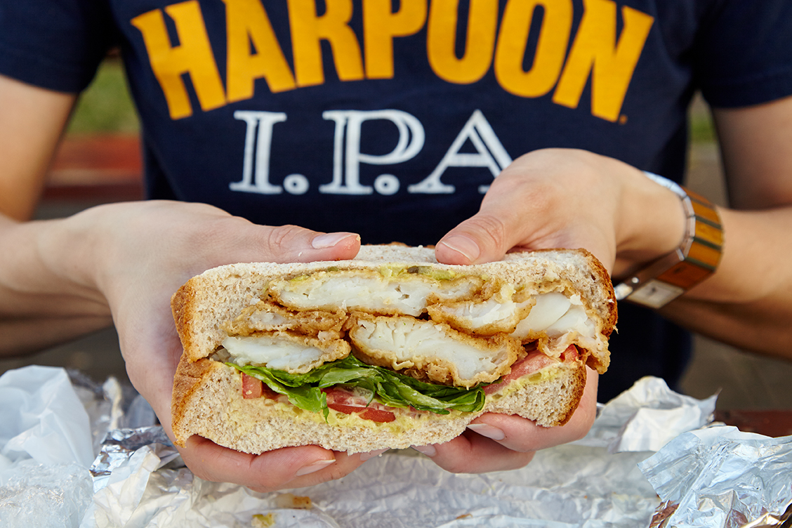 Fish and Ting's Fried Fish Sandwich