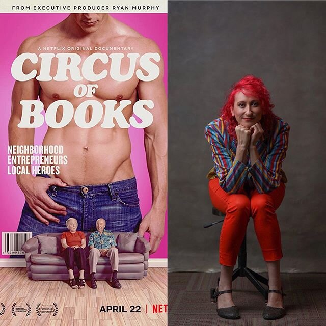Circus Of Books now streaming on Netflix! Karen, Barry, and Rachel were delightful when they visited this past summer for the Traverse City Film Festival, and they were happy to sit for the filmmaker portrait series. #circusofbooks #tcff #tcff19 #por