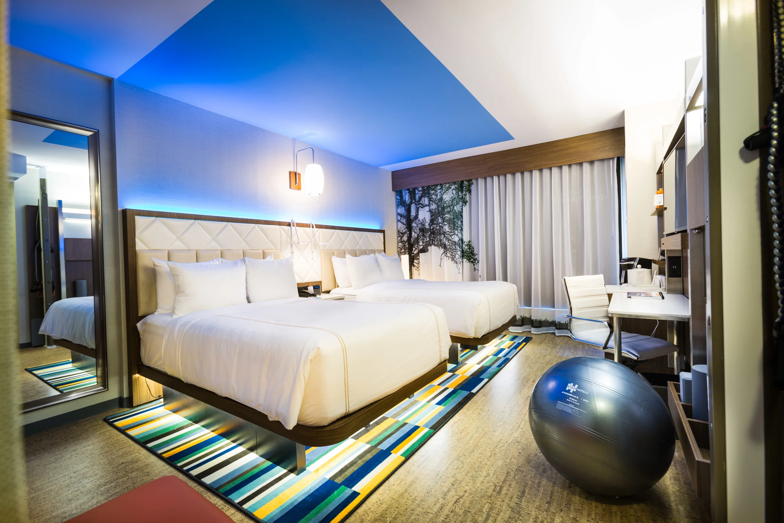 A room in the new EVEN Hotel Times Square South.