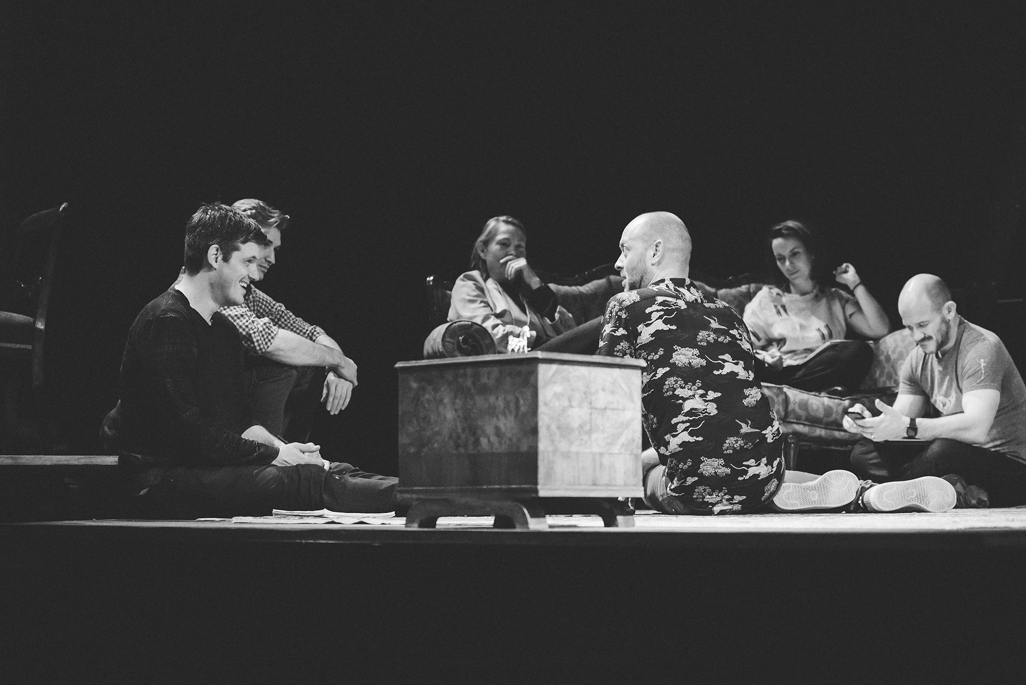 44 Glass Menagerie cast in rehearsal.jpg