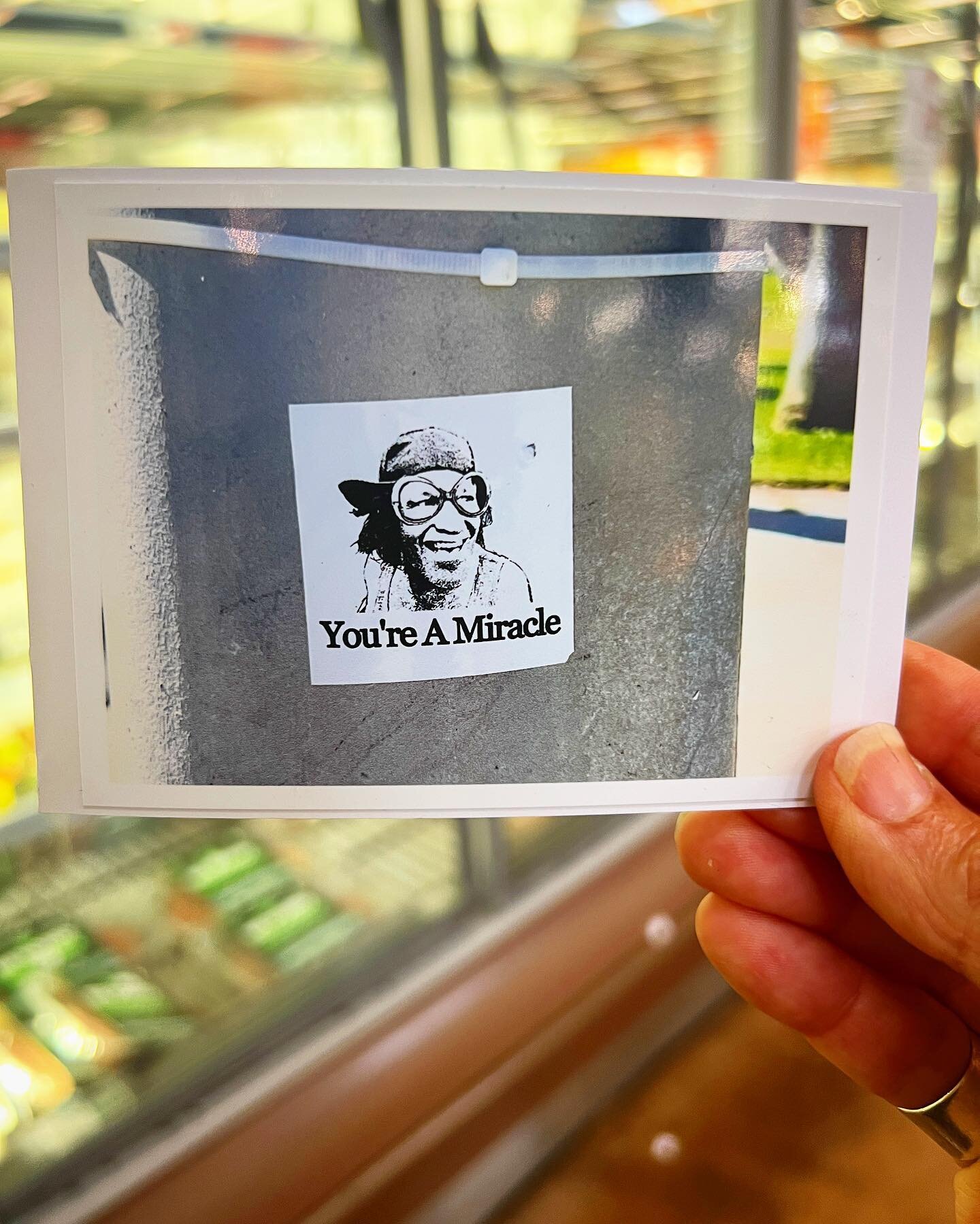 &ldquo;In case you aren&rsquo;t appreciating yourself enough, please remember&rdquo;&hellip;

&lsquo;You&rsquo;re a Miracle&rsquo; (found art photo&rsquo;d on a pole)

#iholdthismoment #wordsandimages #publicart #minicards #miracle #venice #foundbutn