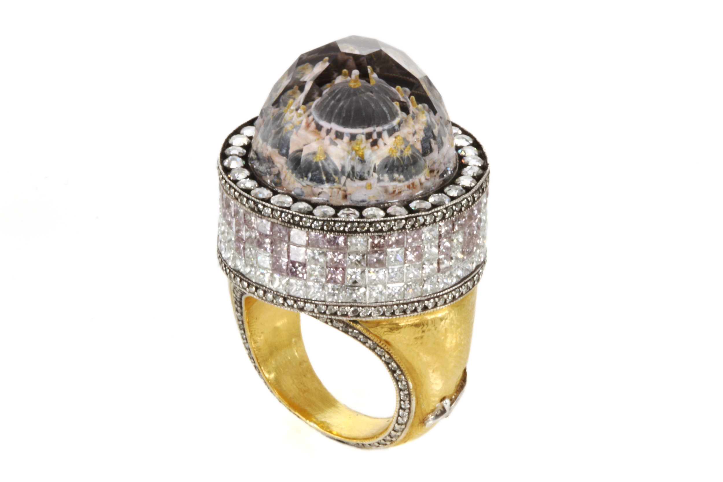 Sevan Bicacki, Sultan Mosque ring Gold, silver, diamonds, rock crystal with engraved intaglio inspired by Istanbul’s Sultan Mosques.jpg