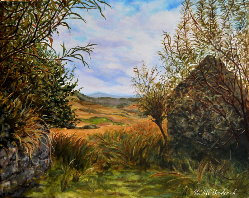 IRISH ROOTS - ACRYLIC ON CANVAS - 16 X 20 IN - PRIVATE COLLECTION