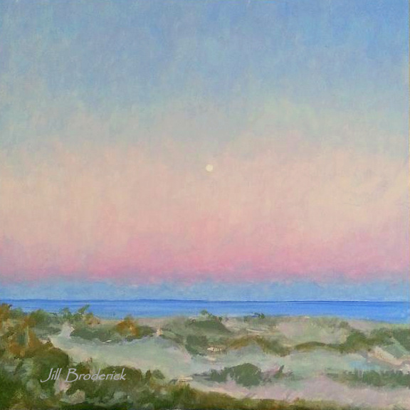 TWILIGHT TIME - 6 X 6 IN - ACRYLIC ON PANEL -SOLD