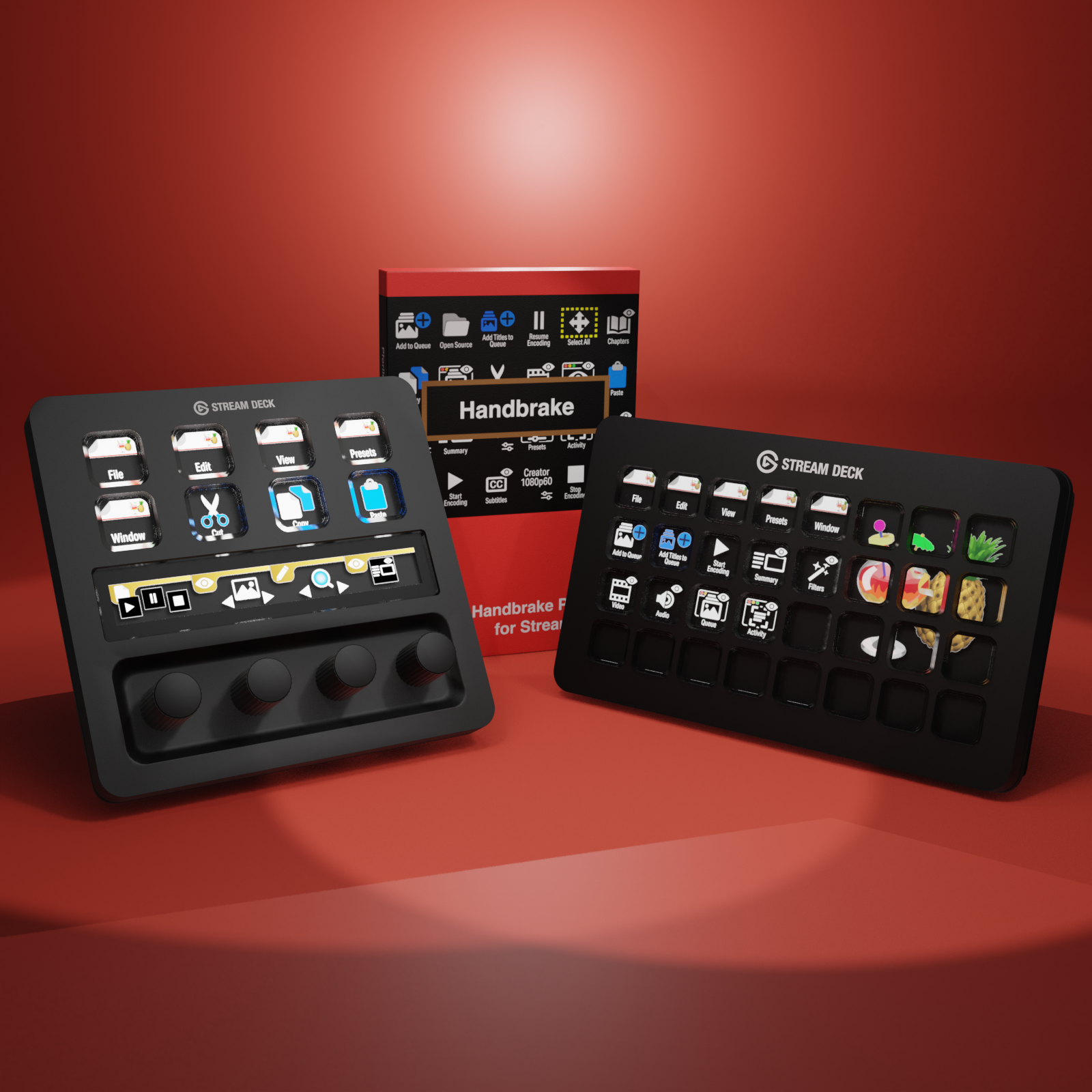 FREE Handbrake Profile for Stream Deck XL - Reg - Plus