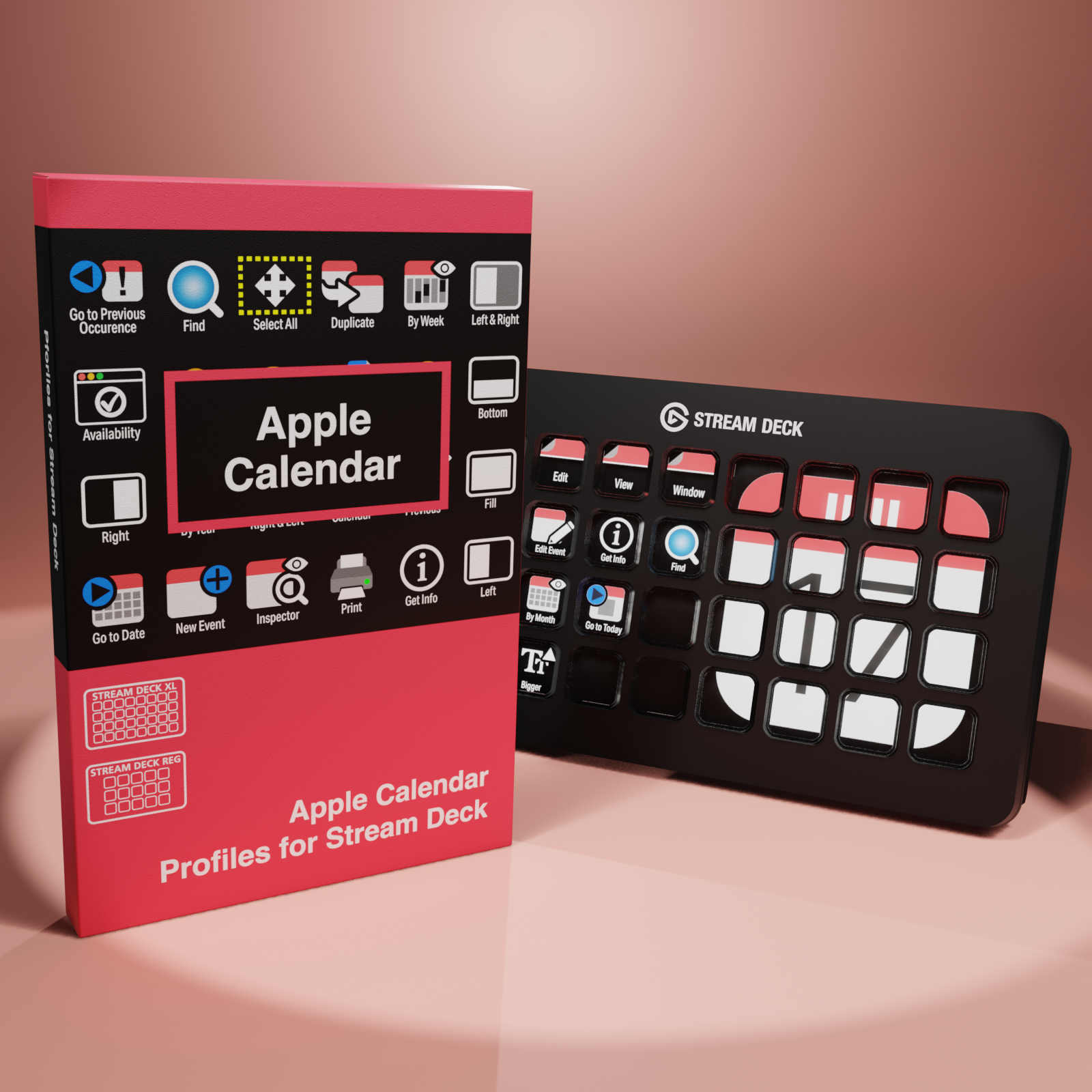 FREE Apple Icons for Stream Deck XL - Reg